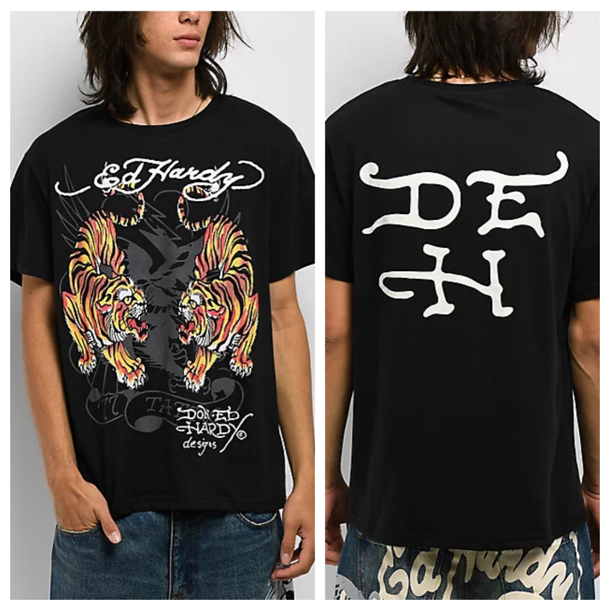 Streetwear Brand Clothing - Футболка с принтом Tigers Ed Tattoo