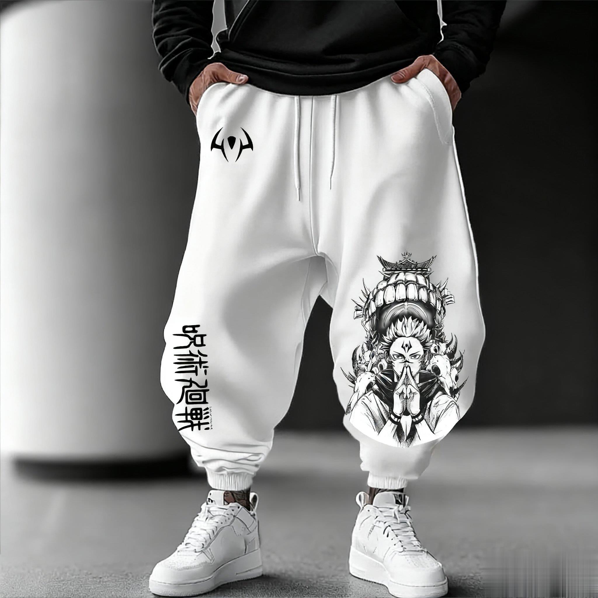 Streetwear Brand Beanie - Мужские спортивные штаны Jujutsu Kaisen, свободные