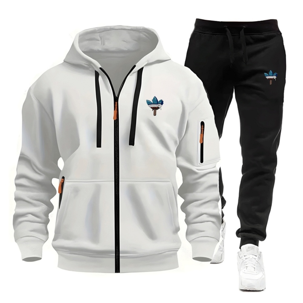 Streetwear Brand Tracksuit - Мужской спортивный костюм-двойка 2026: худи и