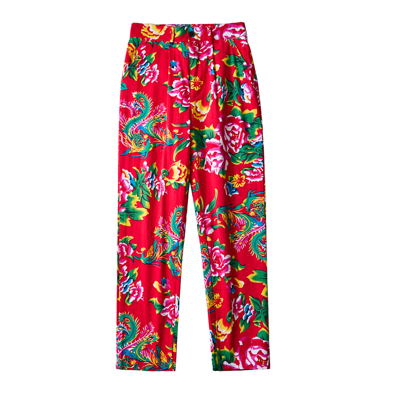 Streetwear Brand With Flowers - Мужские популярные брюки в китайском стиле,