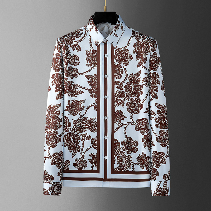 Мужская рубашка с цветочным пр – обзор и цена Streetwear Brand With Flowers