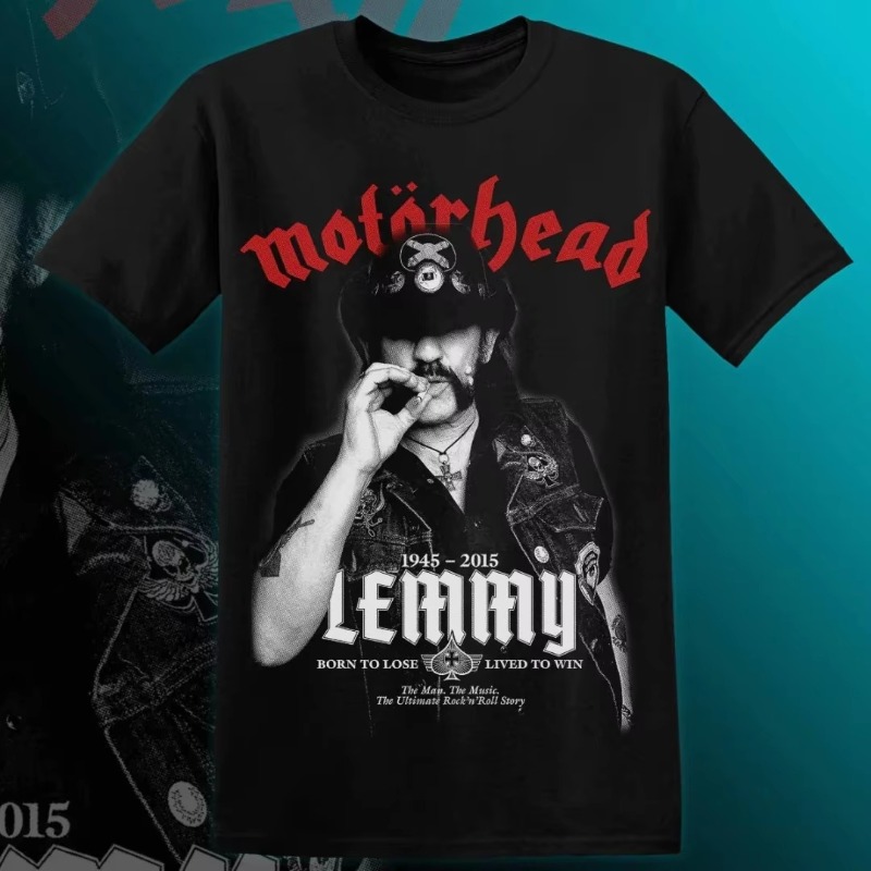 Футболка MOTÖRHEAD LEMMY для м – обзор и цена Streetwear Brand Clothing
